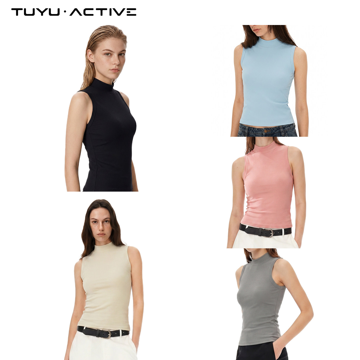 TUYU瑜伽修身显瘦高弹速干背心女图片