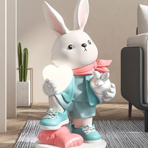 兔子大型落地摆件家居饰品客厅电视柜沙发旁边装饰品乔迁新居礼品,家居饰品,落地摆件,淘宝优惠券,粉丝福利购,淘宝优惠卷