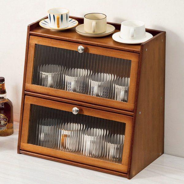 杯架子置物架放玻璃杯防尘收纳轻奢茶杯公室客厅厨房桌面收纳盒,收纳整理,阳台置物架,淘宝优惠券,粉丝福利购,淘宝优惠卷