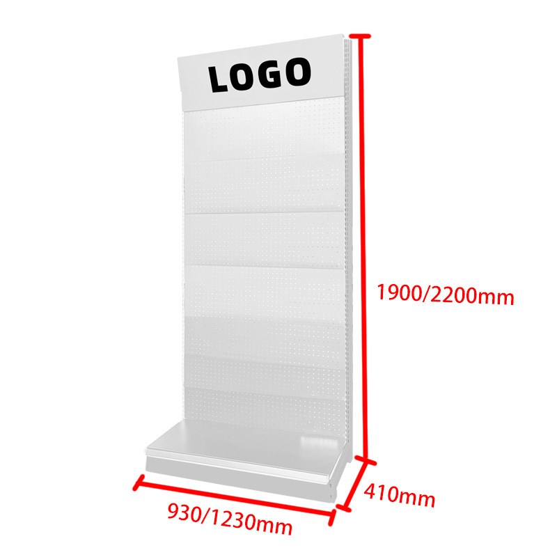 超市货架展示架定制展示牌丝印单面药店便利店商超货架 超市货架