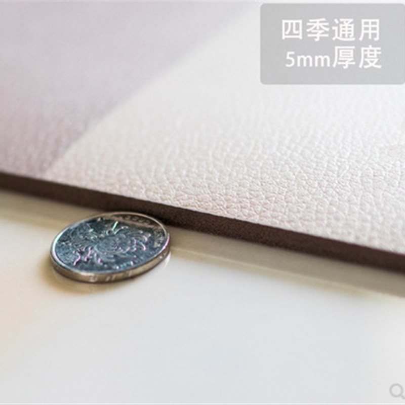 1VPR新中式皮革飘窗垫防水免洗可自由裁剪窗台主卧阳台垫子地垫可