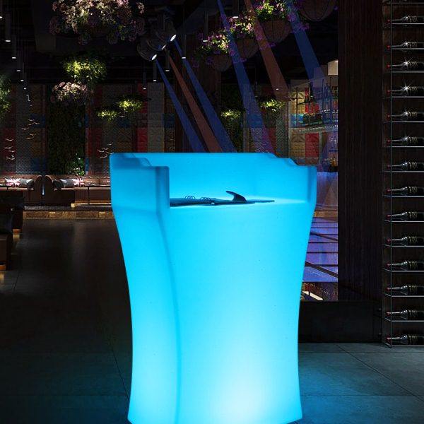 酒吧发光接待台酒店咨询迎宾台网红创意时尚夜店小型活动会展前台