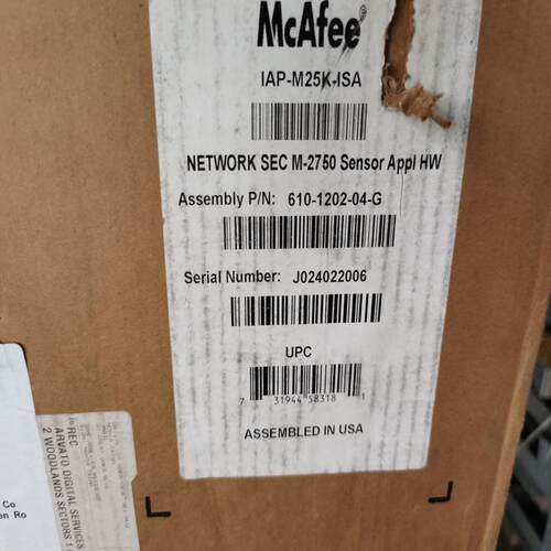 议价库存mcafee iapm25k isa可维修