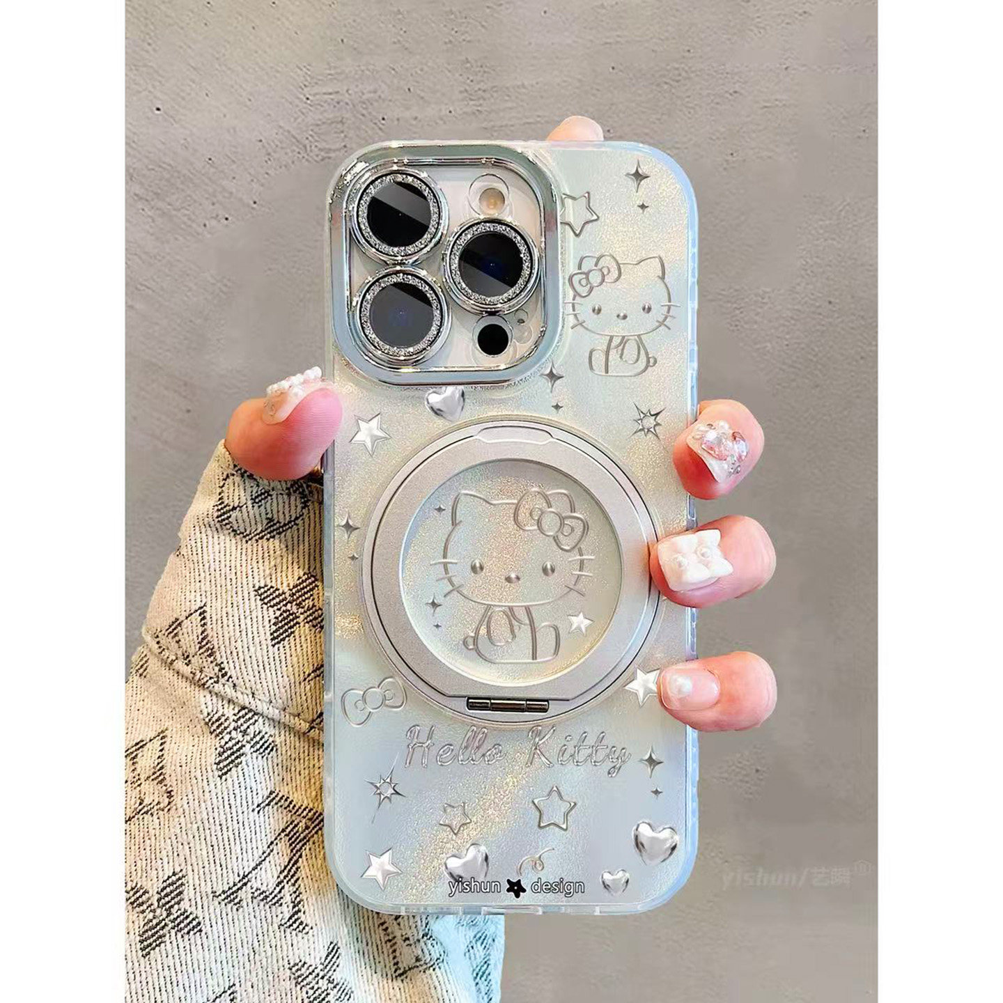 HelloKitty苹果17系列手机壳新款iPhone16promax磁吸支点15pro超火好看14独特小众13卡通12带支架全包plus