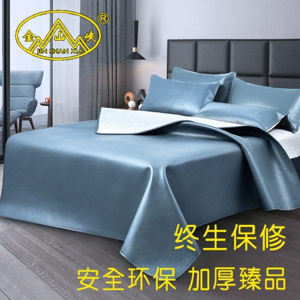 牛皮席子三件套1.8m双人舒适加厚真皮床垫2米精品头层牛皮凉席1.5,床上用品,牛皮席,淘宝优惠券,粉丝福利购,淘宝优惠卷