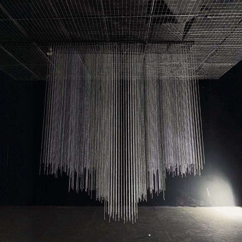 婚庆亚克力珠帘背景屏风婚庆道具水晶婚礼现场装饰舞台背景镂空帘