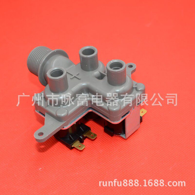 适用于松下洗衣机进水阀 三头进水电磁阀FVS98V1洗衣机配件