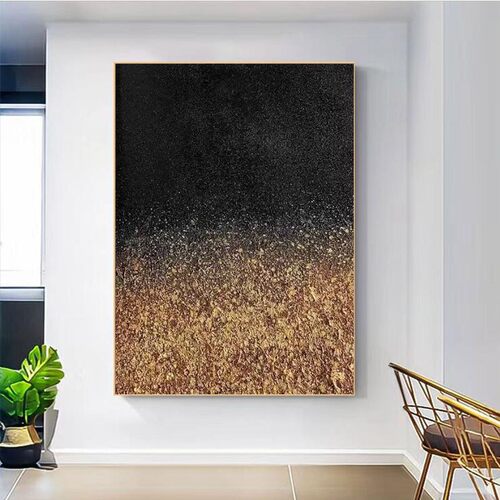 手绘油画抽象肌理画客厅玄关装饰画现代走廊过道玄关立体挂画手工