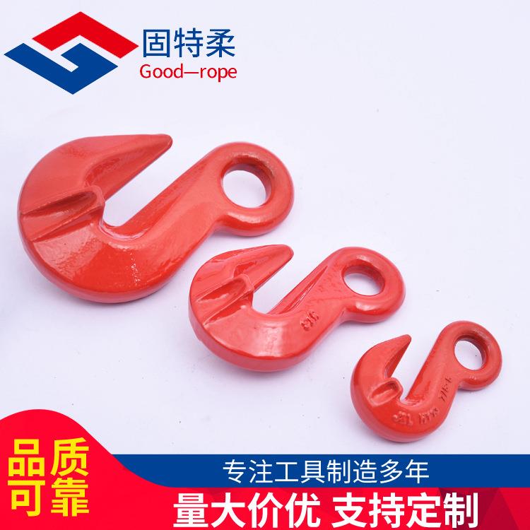 厂家供应眼型翅钩 眼型带翅抓钩合金钢眼型带翅链条调节钩抓钩