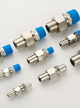 不锈钢304对焊式直通终端/对焊活接头/单焊接丝口/双焊接/NPT/316