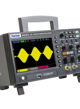 汉泰DSO2D10 2D15 2C10 2C15双通道台式示波器经济型存储带信号源