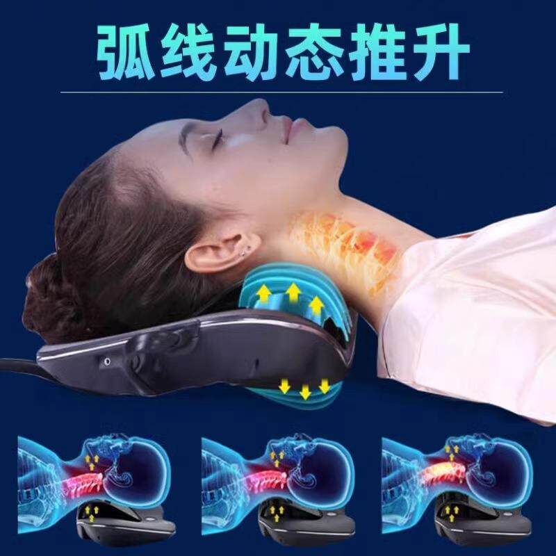 医绅颈椎按用摩部电动理疗热敷颈曲度枕肩JKAH-3颈仪家脖器子疼缓