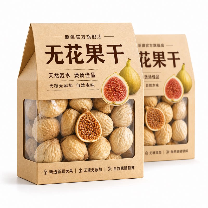 无花果干新疆官方旗舰店特级大果无糖无添加煲汤正宗正品泡水天然
