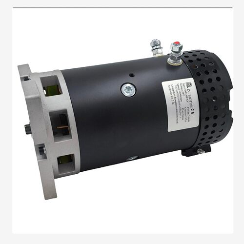 工厂直供电机3000w 花键9齿24v油泵电机 高空作业平台3千瓦电机