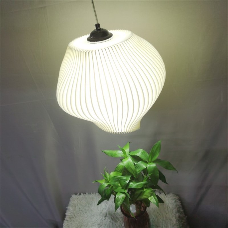 蒜头床头吊灯现代简约3D打印奶油风北欧K创意民宿卧室餐厅吧台灯