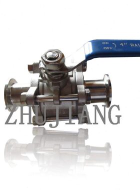 现货不锈钢04KF真空手动式快装卡盘卡箍直通球阀162540