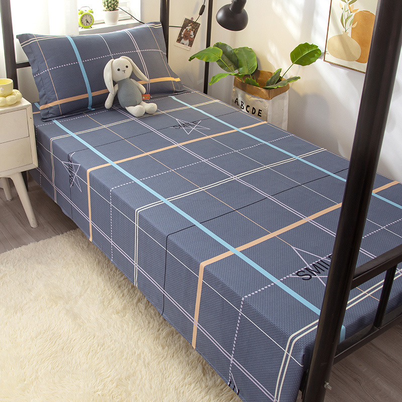 宿舍单人床单单件大学生寝t室专用上下铺单子褥单1.2米m大学男被