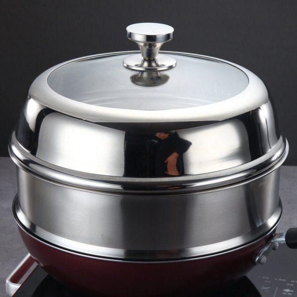 加不锈钢盖家用可视玻璃透明炒锅盖炒菜锅蒸锅盖铁锅通用锅盖子,厨房/烹饪用具,锅盖,淘宝优惠券,粉丝福利购,淘宝优惠卷