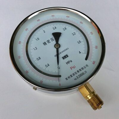 中英双刻度精密压力表 YB-150 0-4mpa 600psi 表盘150mm 0.4级