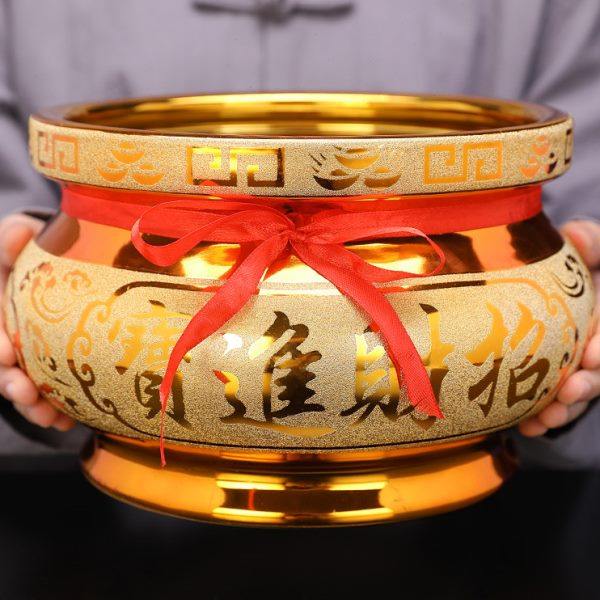 香炉家用室内供奉陶瓷大号插香炉供佛烧香炉佛具用品线香炉熏香炉,家居饰品,香薰炉,淘宝优惠券,粉丝福利购,淘宝优惠卷