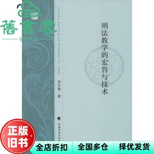 【正版旧书】刑法教学的宏旨与技术 胡先锋 中国政法大学出版社 9787562070498