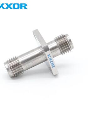 18G SMA射频连接器SMA-KFK 6G KKF SMA法兰母转母固定转接连接器