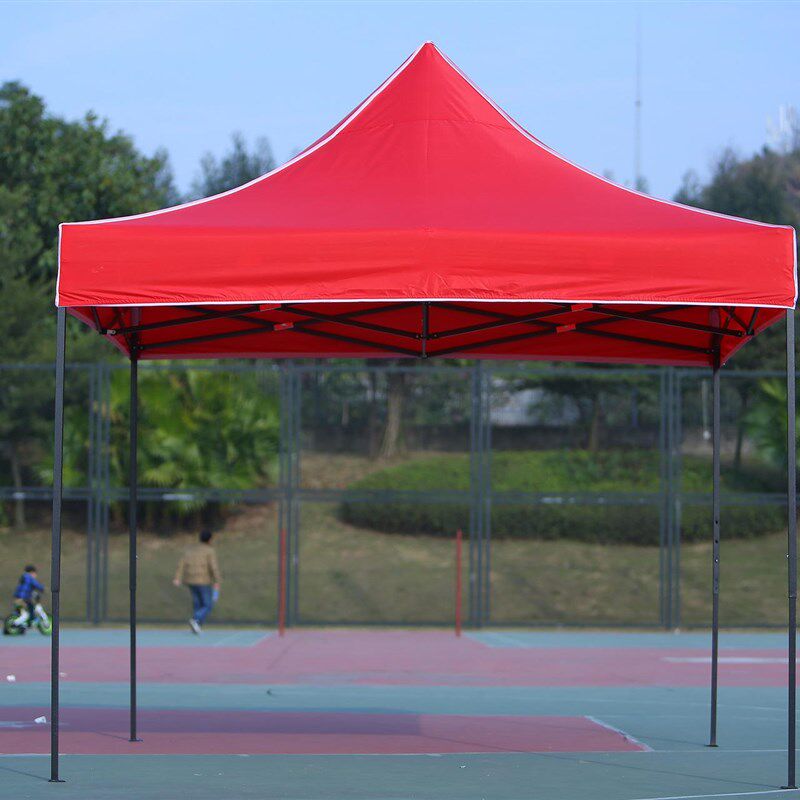 帐篷四脚伞雨棚遮阳棚收缩广告专用加重加粗加固折叠车篷厦门帐篷