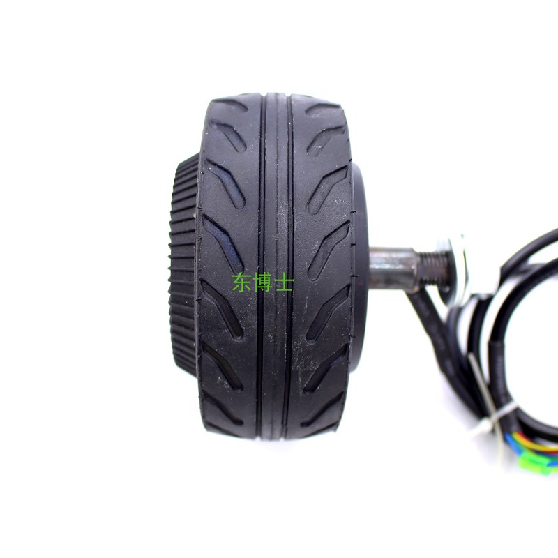 4寸单边轴无刷无齿轮毂电机电动滑板车轮毂电机