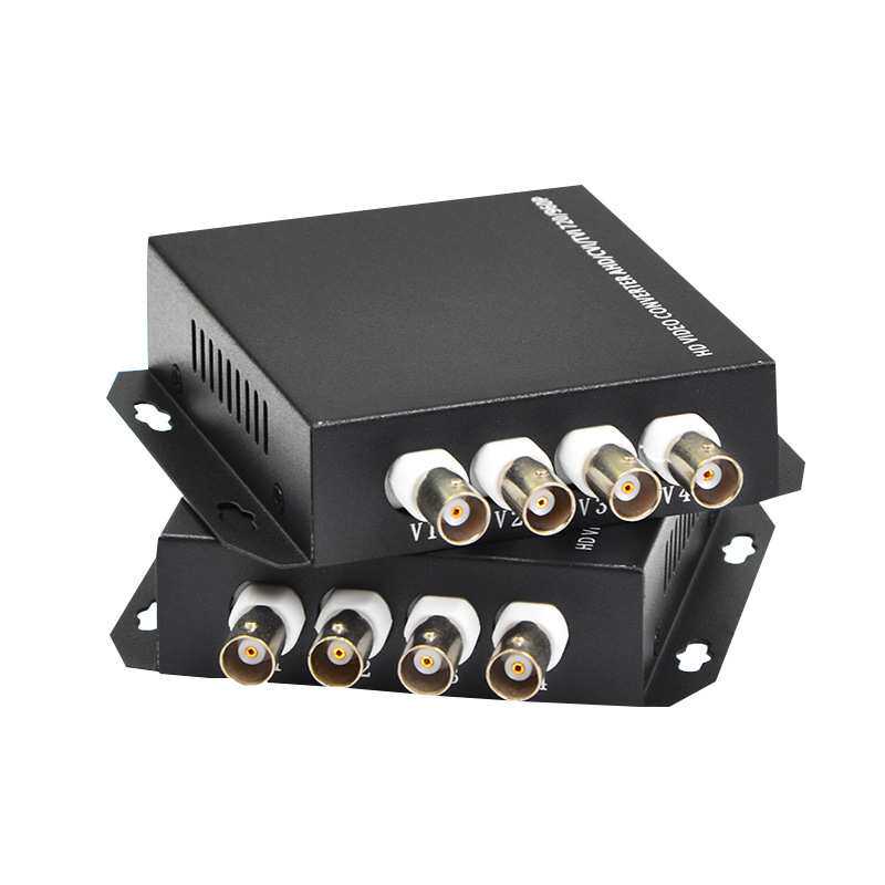 高清4路CVI同轴高清视频光端机AHDTVI光端机带485数据一台960P