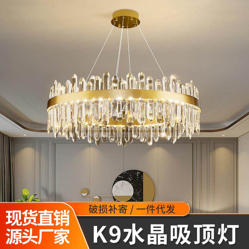 意式客厅LED圆环吊灯 现代轻奢大气创意餐厅卧室书房设计师灯