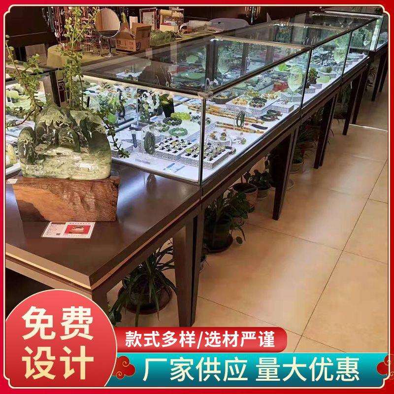 厂家供应烤漆柜台珠宝展示柜 黄金柜台玉器首饰银饰商场烤漆柜台