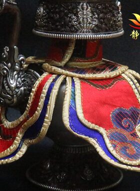 净水瓶衣服摆件供奉家用宝瓶奔巴壶贲巴壶衣服防尘罩摆件帷幔装饰