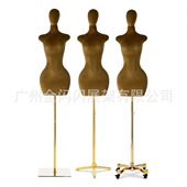 棕色欧美大码 Mannequin Womens 卡戴珊女模特可插针泡沫Plus Size