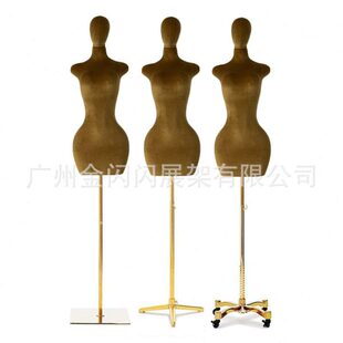 棕色欧美大码卡戴珊女模特可插针泡沫Plus Size Womens Mannequin