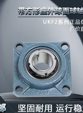 TR带方形座外球面球轴承UKF205 206 207 208 UKF305 306 307 318