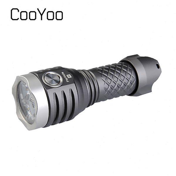 CooYoo 粒子M USB直充电900流明 便携家用高亮防水小手电筒兼容AA