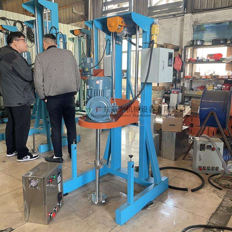 500L油墨胶粘剂液体树脂搅拌机 油漆涂料高速高速分散机佛山供应