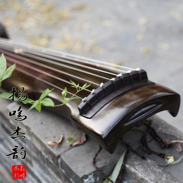 【扬鸣】古法制作音色沉淀 纯生漆纯手工老杉木仲尼伏羲古琴送桌