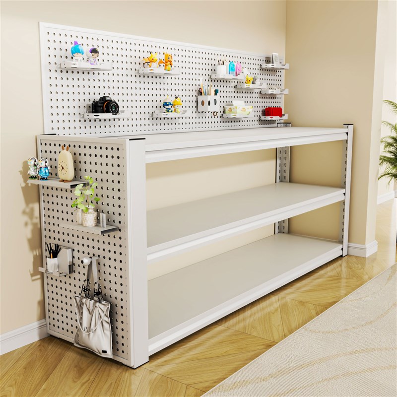 家用货架置物架落地多层角钢储物架E简易阳台杂物间收纳钢制铁架