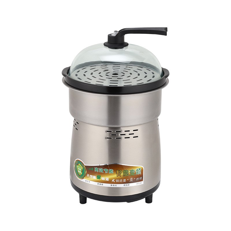 厂家大容量火锅电蒸锅商用上蒸下煮F智能变频海鲜蒸锅陶瓷蒸汽锅