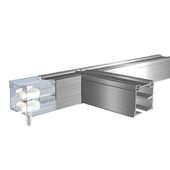 厂家供应活动隔断办公室移动屏风 兴达4120型可转向滑轨三通件