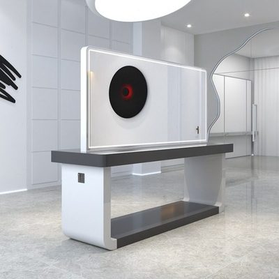 新款理发店镜台剪发镜染烫区烫染台镜子柜子一体发廊专用美发店镜