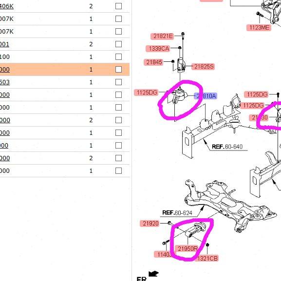 适配现代朗动起亚k3前后左右后面发动机脚胶支架托架爪垫汽车配件