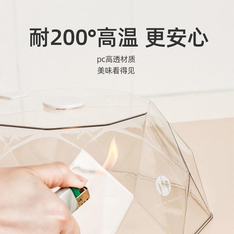 微波炉盖菜罩子加热耐高温通用热菜热饭专用防油溅防尘防虫保鲜盖图片