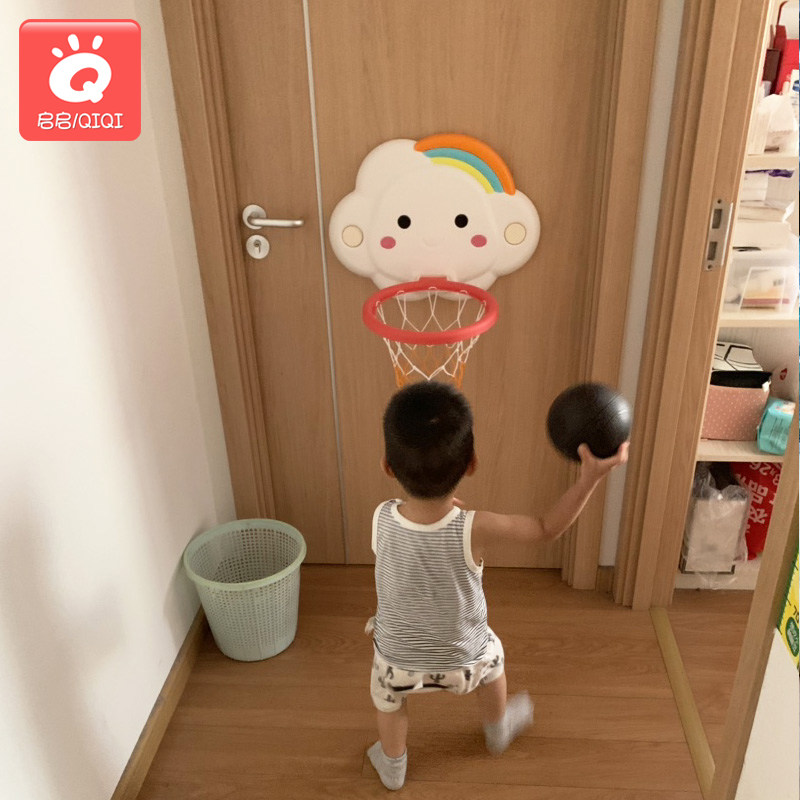 儿童篮球架可升降宝宝家用室内投篮球框婴幼儿家庭挂墙式小孩玩具
