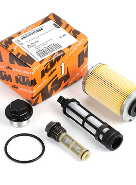 KTMDUKE200/250/390RC390ADV原厂机滤机油滤芯套装机油滤心保养空