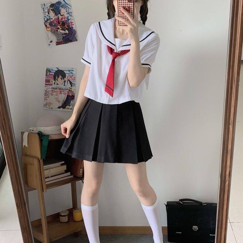 水手服夏季学院风cos服