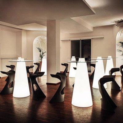 发光七彩酒吧桌子餐厅休闲吧桌户外阳台脚桌清吧夜店圆形桌椅,商业/办公家具,酒吧桌,淘宝优惠券,粉丝福利购,淘宝优惠卷