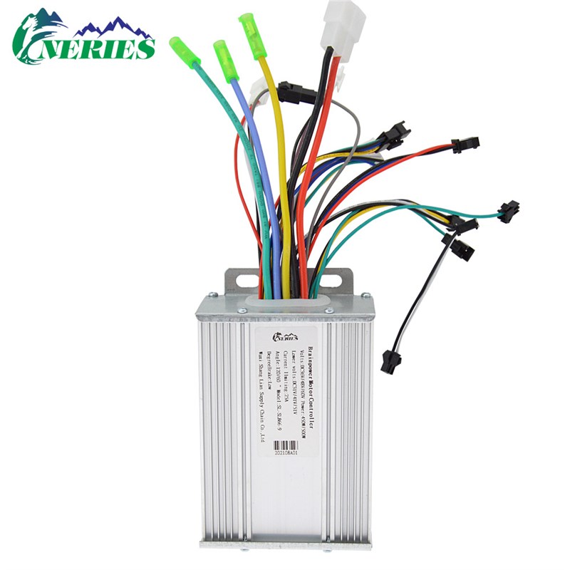 彩屏866智能液晶仪表电动自行车36V48V60V无刷电机控制器改装套组