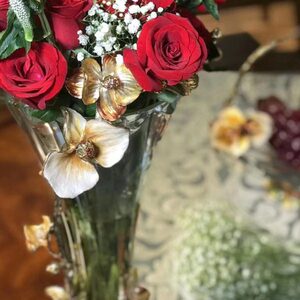欧式水晶花瓶 简约现代轻奢软装饰品 客厅酒柜电视柜茶几摆饰瓶